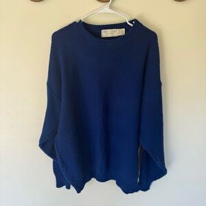 Vintage United States Sweater royal blue oversized crewneck sweater size XL